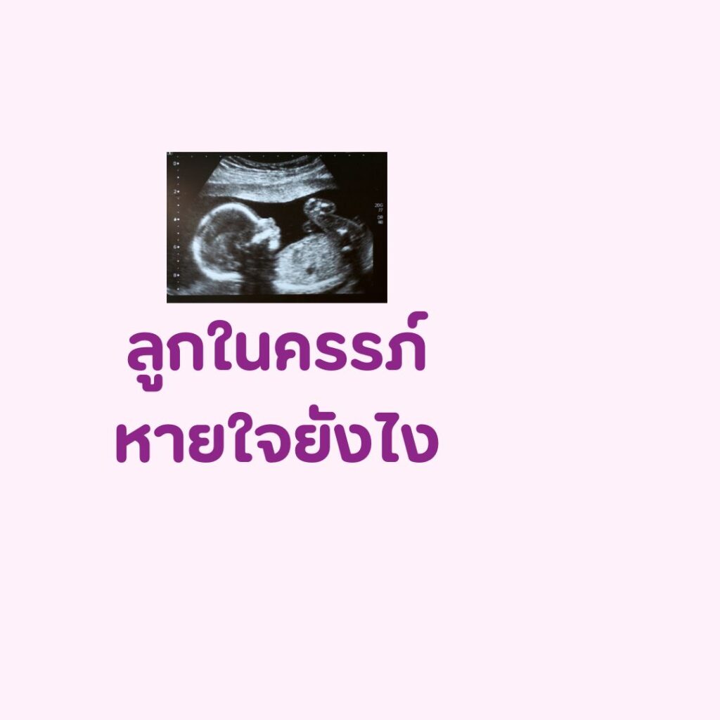 ทารกในครรภ์หายใจอย่างไร