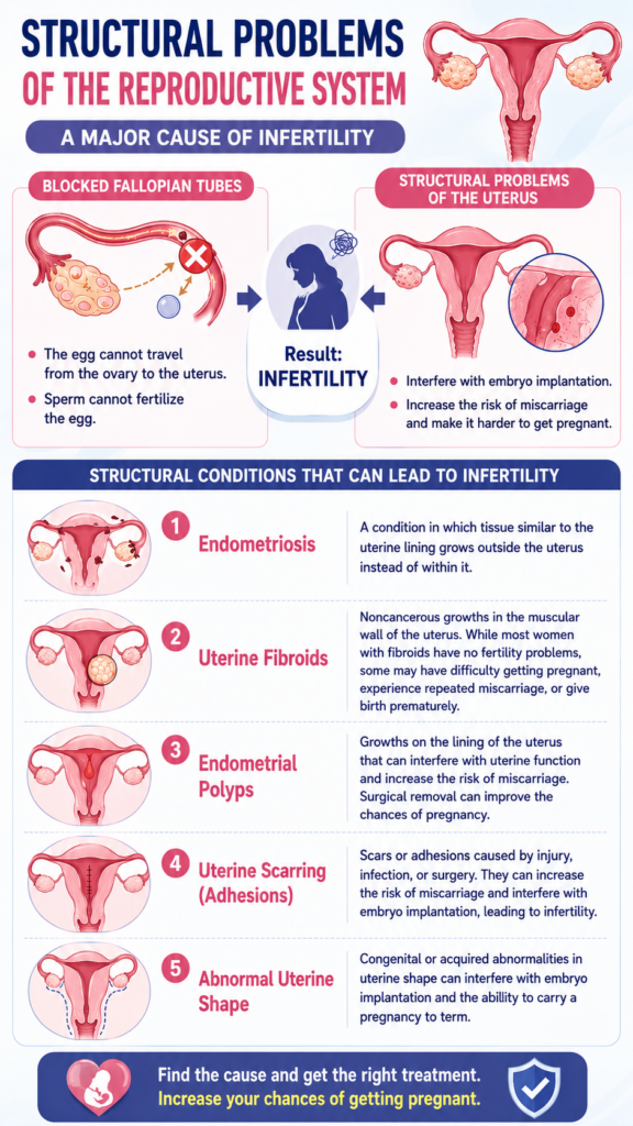 Structural Problems of the Reproductive Organs