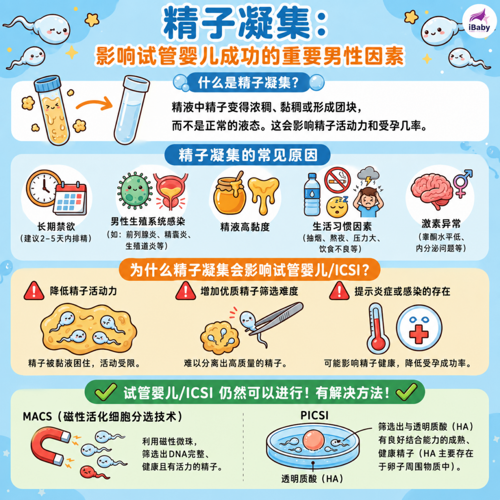 精子凝集：影响试管婴儿成功的男性因素