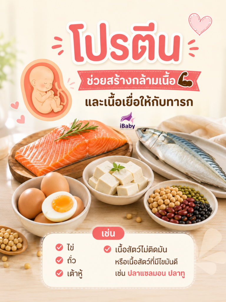อาคารคุณแม่ที่ตั้งครรภ์, โปรตีน