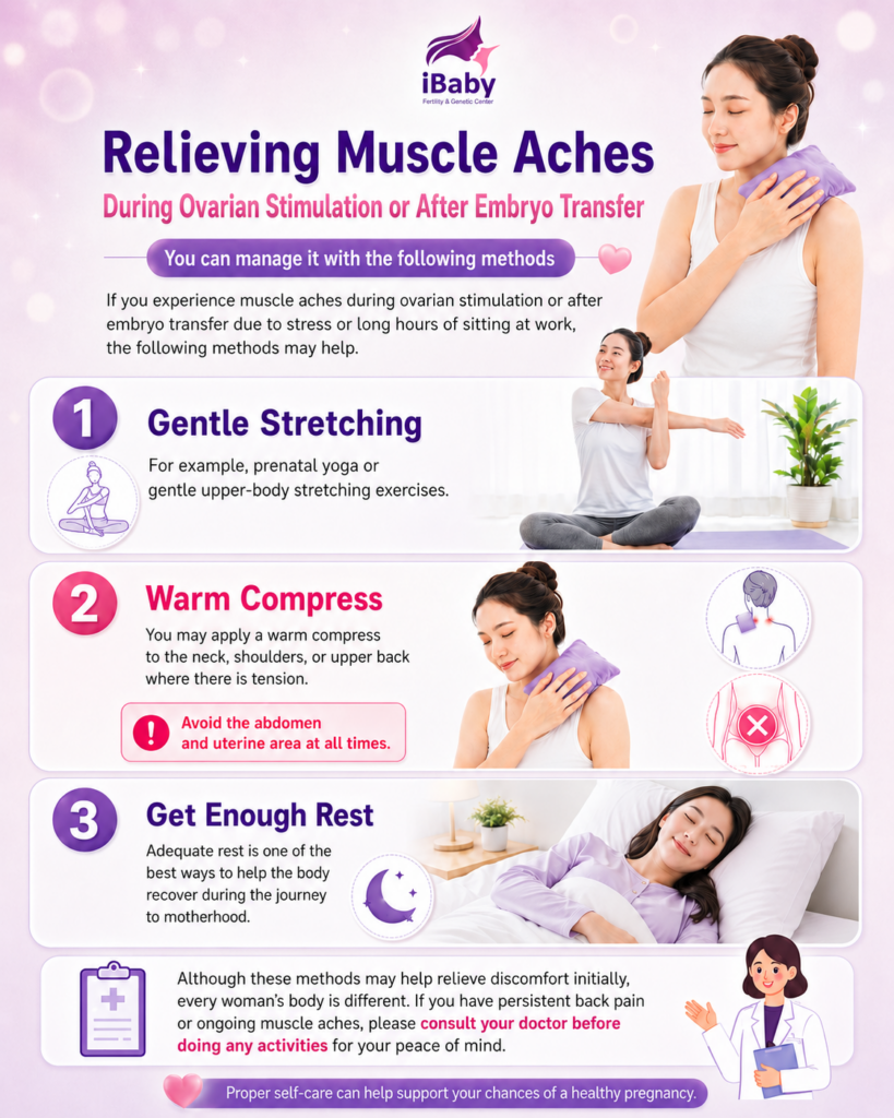 massage during egg stimulation