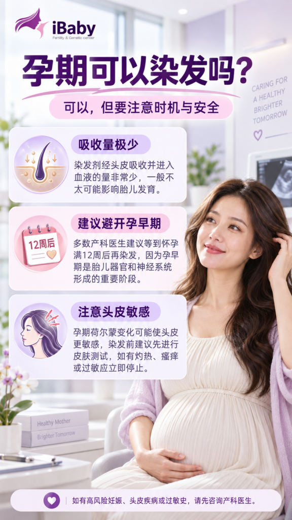 孕期可以染发吗？本文为您解答准妈妈能不能染发的疑问，并提供产科医生建议、安全染发技巧及有机产品选择指南，让您在孕期也能安全变美。